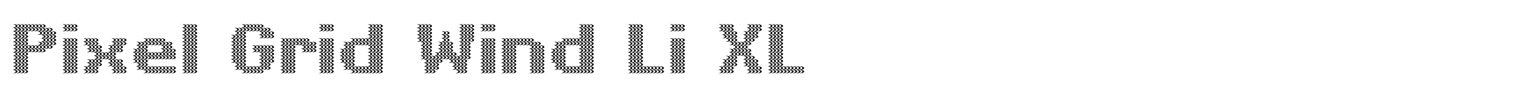 Pixel Grid Wind Li XL